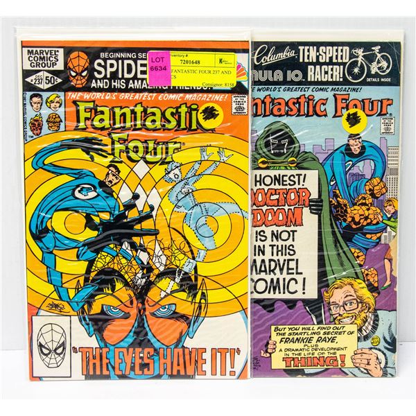 MARVEL FANTASTIC FOUR 237 AND 238 COMICS