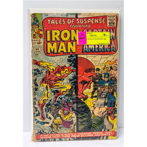 MARVEL TALES OF SUSPENSE #66 COMIC