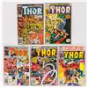 Image 1 : LOT OF 5 MARVEL COMICS THE MIGHTY THOR
