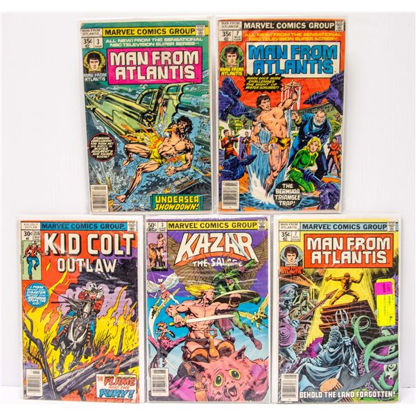 LOT OF  7 ASSORTED MARVEL COMICS