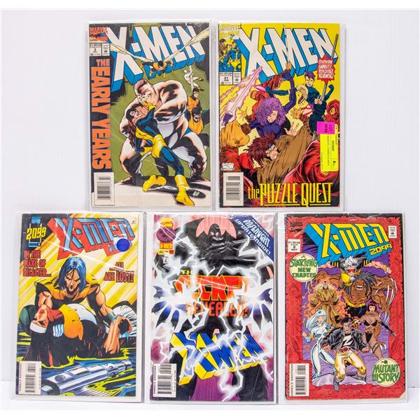 LOT OF 5 MARVEL COMICS X-MEN