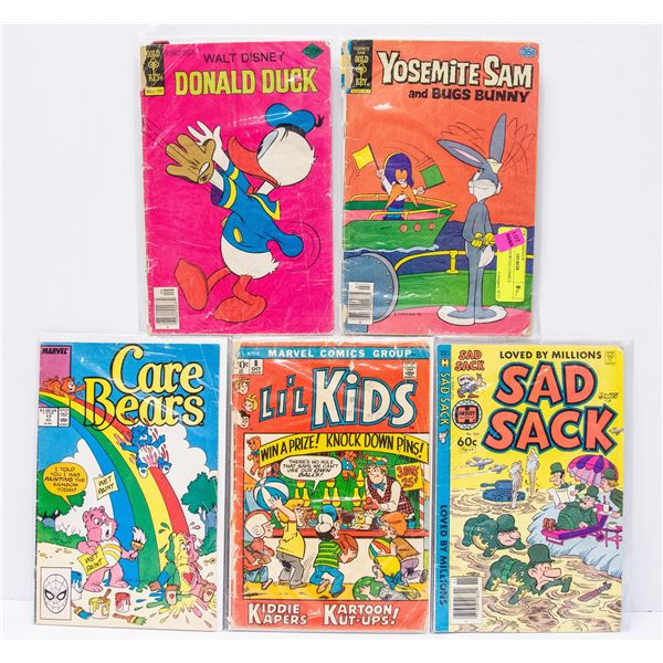 LOT OF 5 ASSORTED COMICS