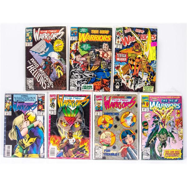 LOT OF 7 MARVEL COMICS THE NEW WARRIORS