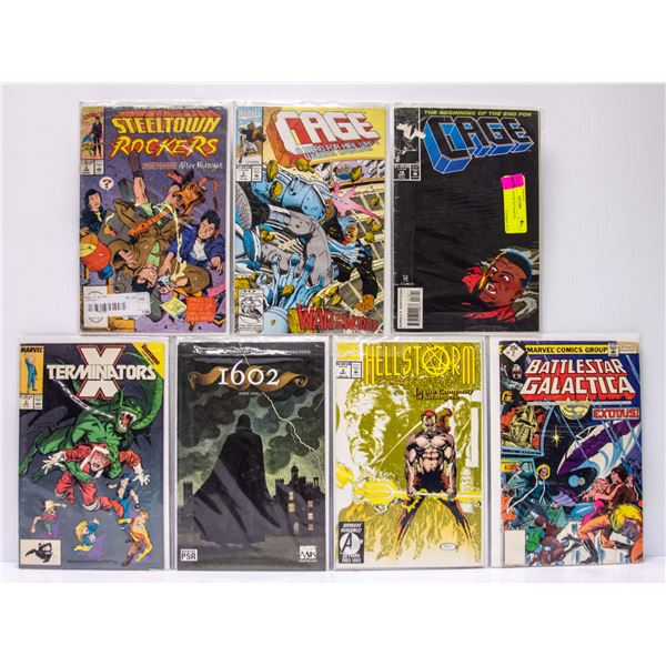 LOT OF 8 ASSORTED MARVEL COMICS