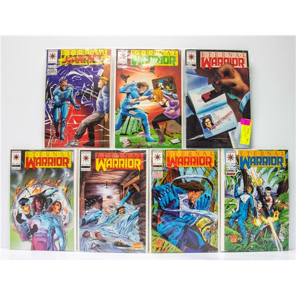 LOT OF 7 VALIANT COMICS ETERNAL WARRIOR