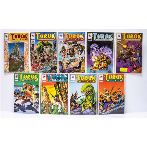 LOT OF 9 DC COMICS TUROK DINOSAUR HUNTER