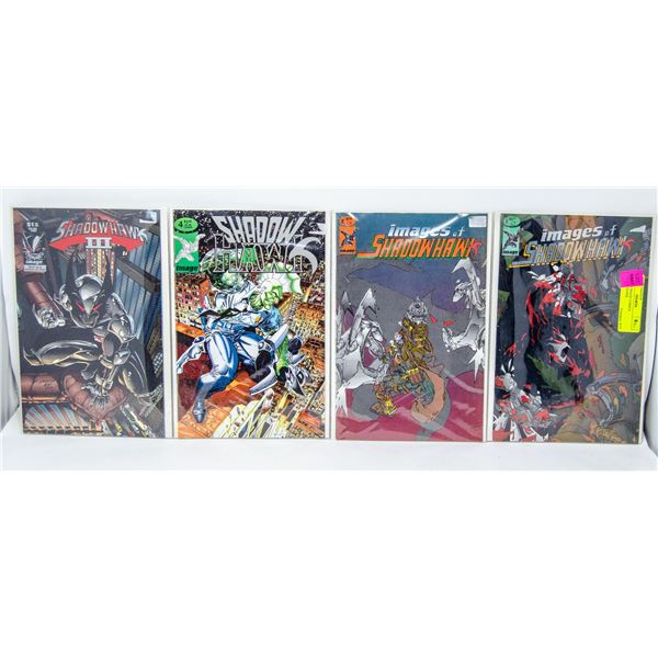 LOT OF 4 IMAGE COMICS SHADOWHAWK