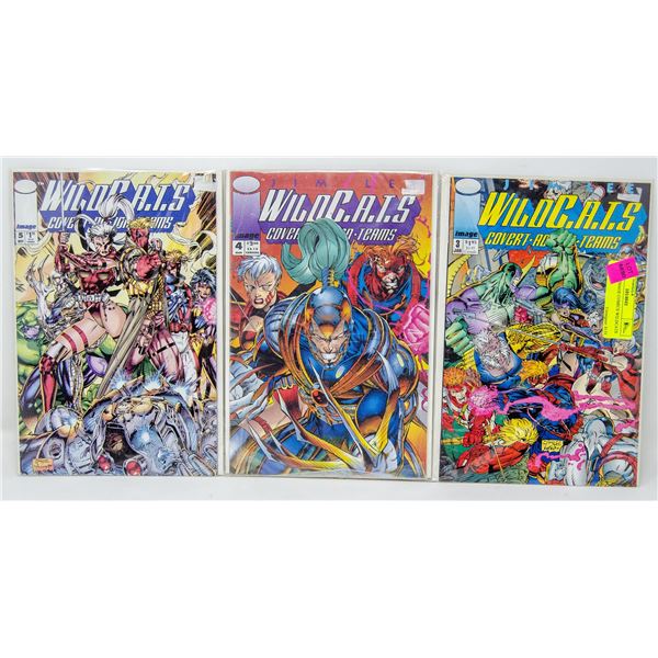 LOT OF 4 IMAGE COMICS WILDCATS