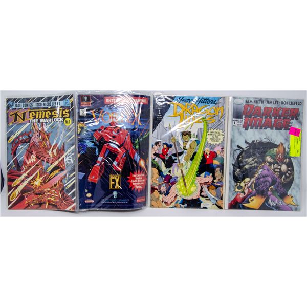 LOT OF 4 ASSORTED COMICS