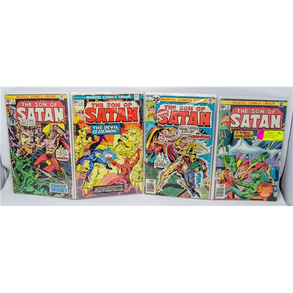 MARVEL COMICS THE SON OF SATAN ISSUE 2,3, 5, 6 AND