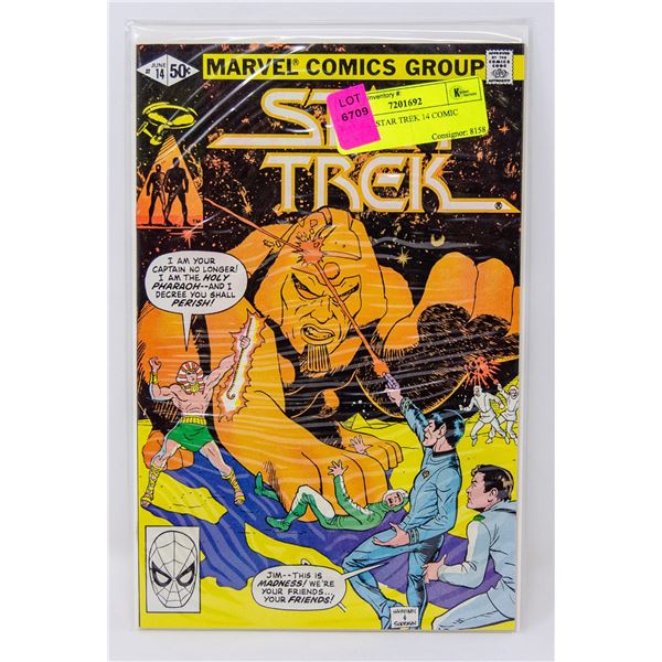 MARVEL STAR TREK 14 COMIC