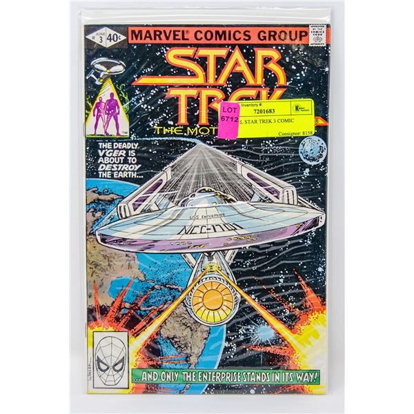 MARVEL STAR TREK 3 COMIC