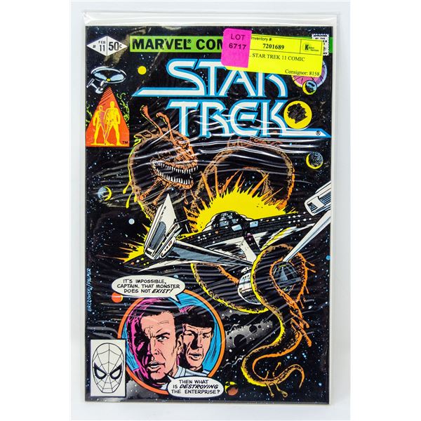 MARVEL STAR TREK 11 COMIC