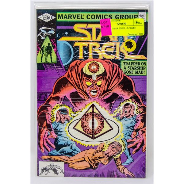 MARVEL STAR TREK 12 COMIC