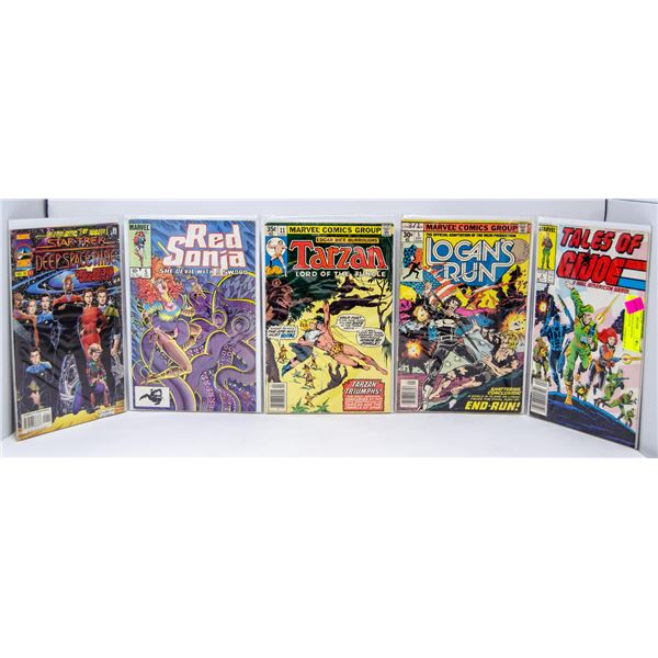LOT OF 6 ASSORTED MARVEL COMICS G.I.JOE, STAR