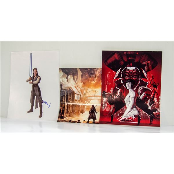 COLLECTIBLE SIGNED THREE PICTURES LOT