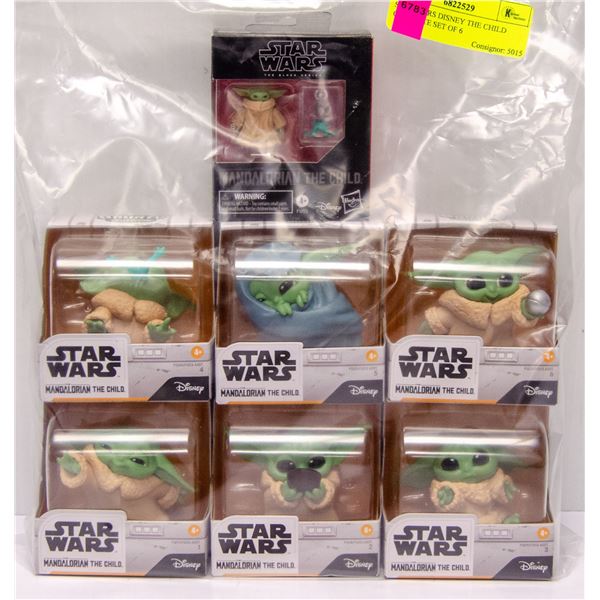 STAR WARS DISNEY THE CHILD COMPLETE SET OF 6
