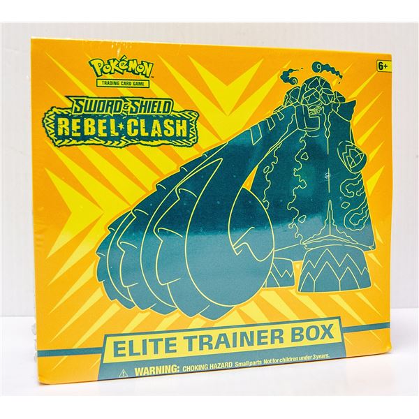 POKEMON ELITE TRAINER BOX, REBEL CLASH, NEW