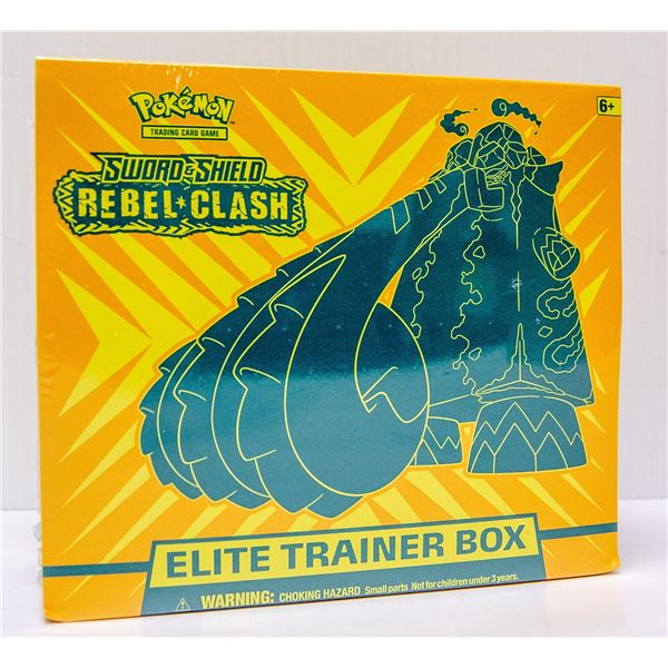 POKEMON ELITE TRAINER BOX, REBEL CLASH, NEW