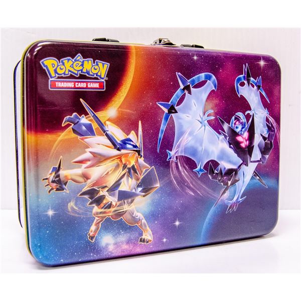 POKEMON COLLECTORS TIN WITH x4 BOOSTER PACKS ETC.