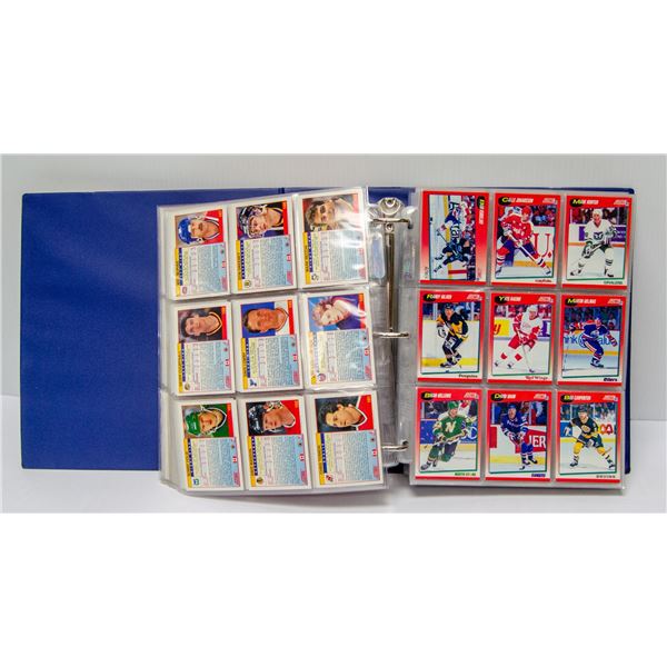1991 COMPLETE SET OF SCORE HOCKEY CARDS IN BINDER