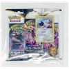 Image 1 : POKEMON PROMO CARDS x3 BOOSTER PACKS & COINS, NEW