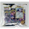 Image 1 : POKEMON PROMO CARDS x3 BOOSTER PACKS & COINS, NEW
