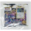 Image 1 : POKEMON PROMO CARDS x3 BOOSTER PACKS & COINS, NEW