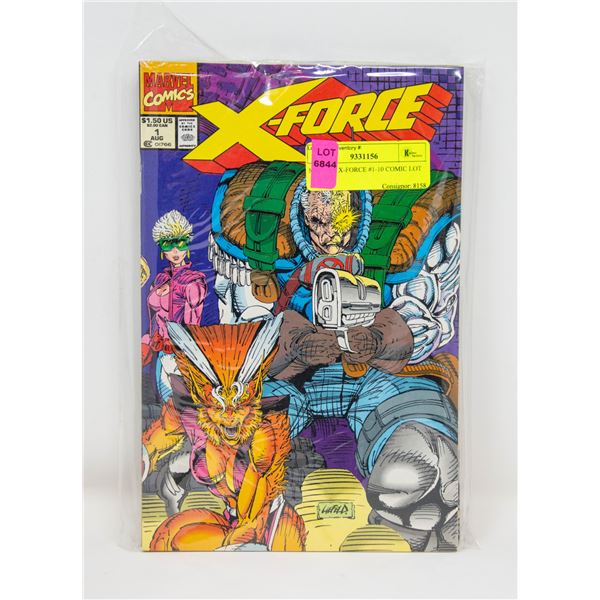 MARVEL X-FORCE #1-10 COMIC LOT