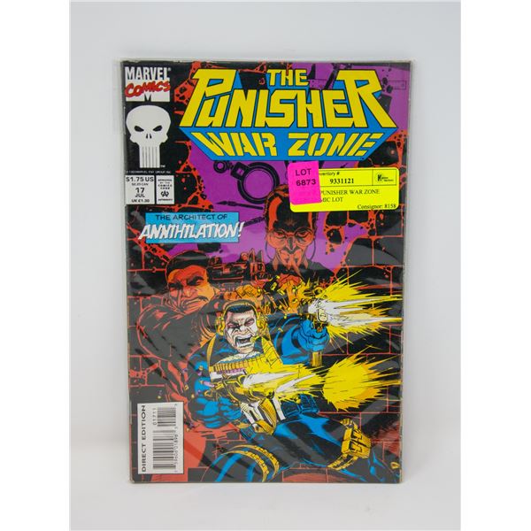 MARVEL PUNISHER WAR ZONE #17-20 COMIC LOT