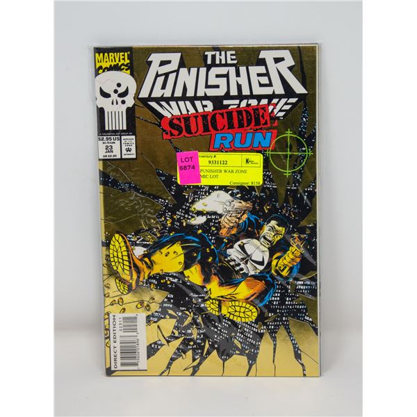 MARVEL PUNISHER WAR ZONE #23-25 COMIC LOT