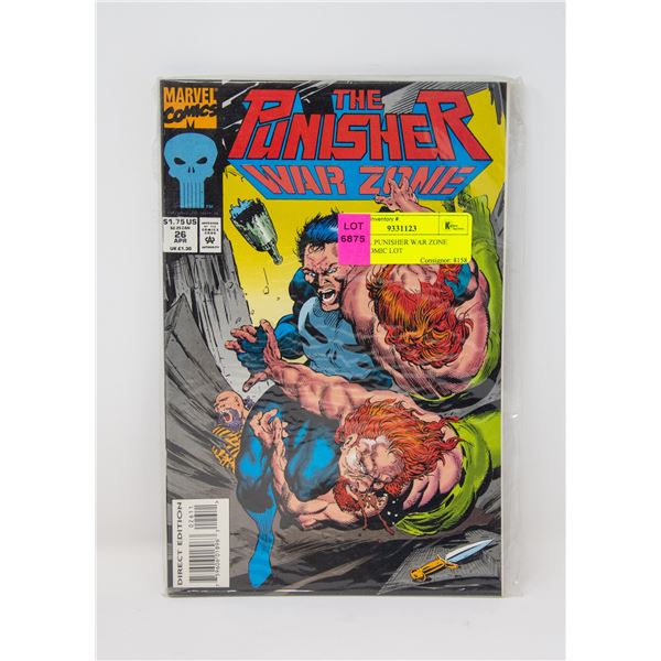 MARVEL PUNISHER WAR ZONE #26-28 COMIC LOT