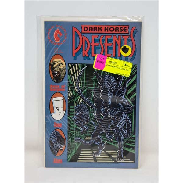 DARK HORSE PRESENTS ALIENS #34 COMIC