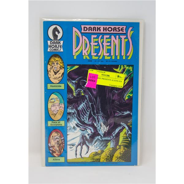 DARK HORSE PRESENTS ALIENS #24 COMIC