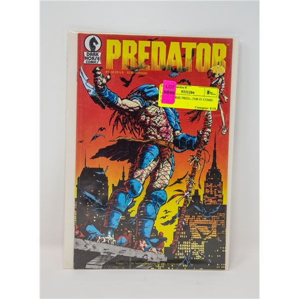 DARK HORSE PREDATOR #1 COMIC 1ST PRINT