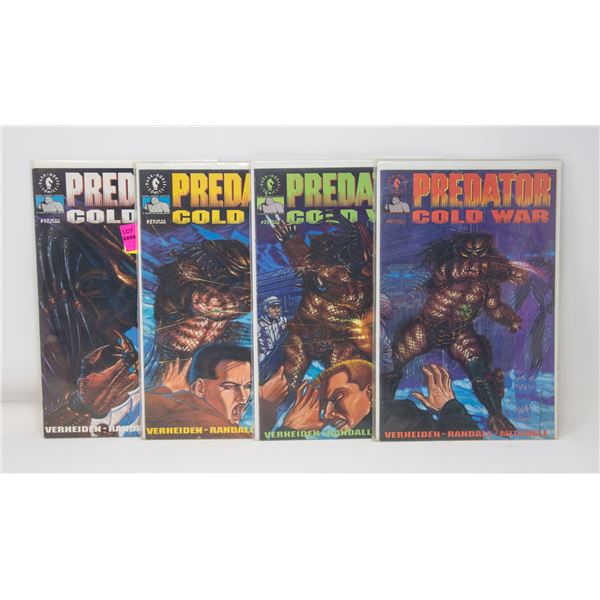 DARK HORSE PREDATOR: COLD WAR #1-4 COMIC SET