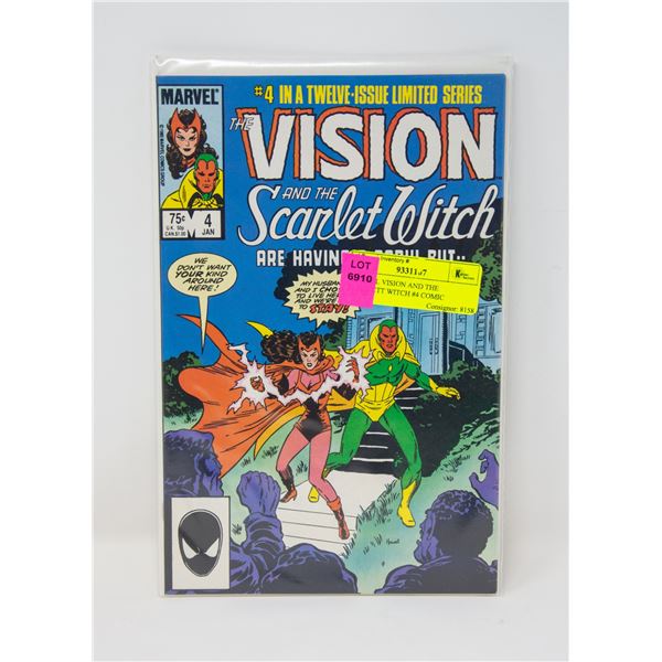 MARVEL VISION AND THE SCARLETT WITCH #4 COMIC