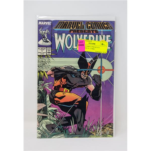 MARVEL COMICS PRESENTS WOLVERINE #1 COMIC