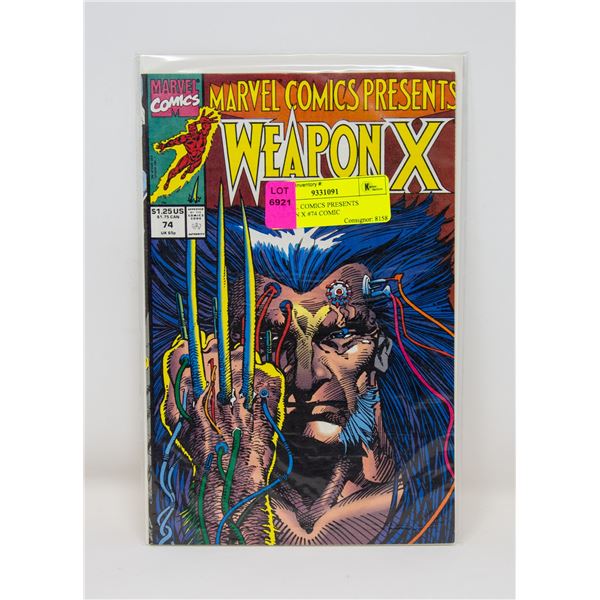 MARVEL COMICS PRESENTS WEAPON X #74 COMIC
