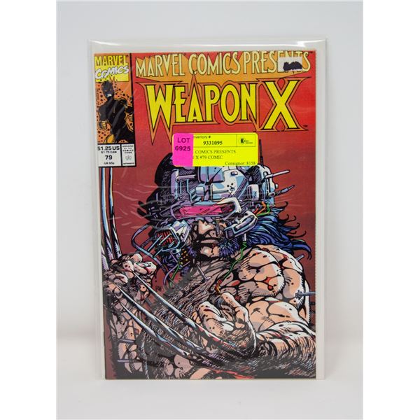 MARVEL COMICS PRESENTS WEAPON X #79 COMIC