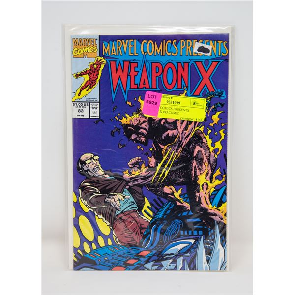 MARVEL COMICS PRESENTS WEAPON X #83 COMIC