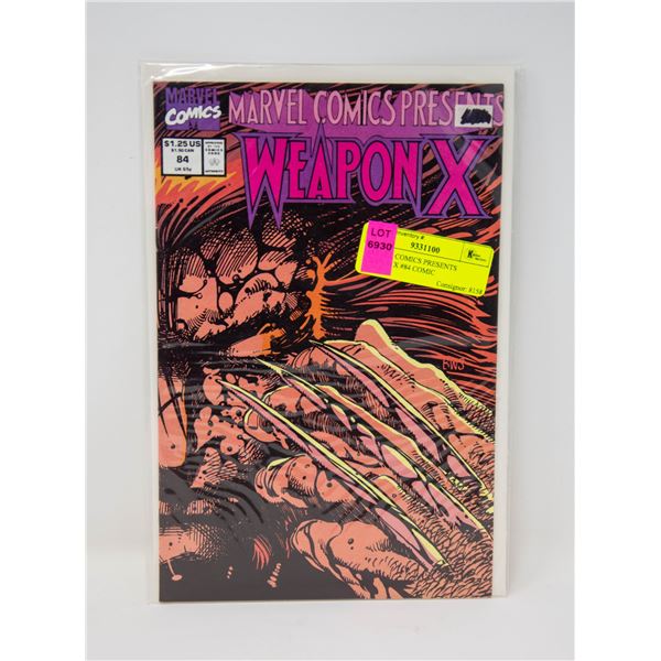 MARVEL COMICS PRESENTS WEAPON X #84 COMIC
