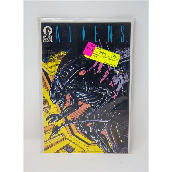 DARK HORSE ALIENS #6 (1988) 1ST PRINT COMIC