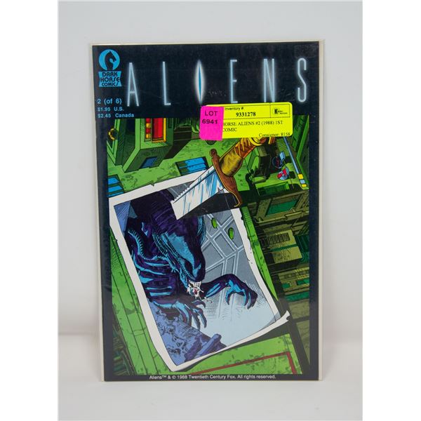 DARK HORSE ALIENS #2 (1988) 1ST PRINT COMIC