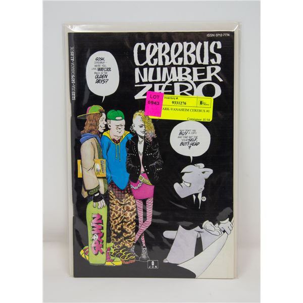AARDVARK-VANAHEIM CEREBUS #0 COMIC