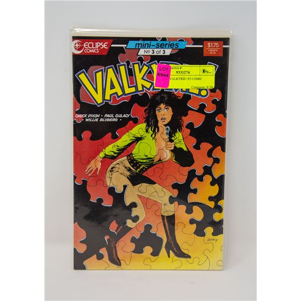 ECLIPSE VALKYRIE! #3 COMIC