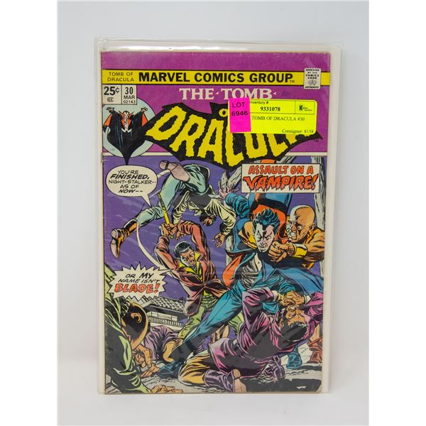 MARVEL TOMB OF DRACULA #30 COMIC