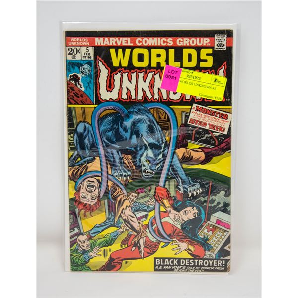 MARVEL WORLDS UNKNOWN #5 COMIC