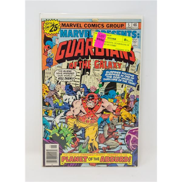 MARVEL PRESENTS: GUARDIANS OF THE GALAXY #5 COMIC