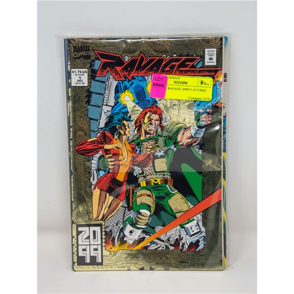 MARVEL RAVAGE 2099 #1-8 COMIC LOT
